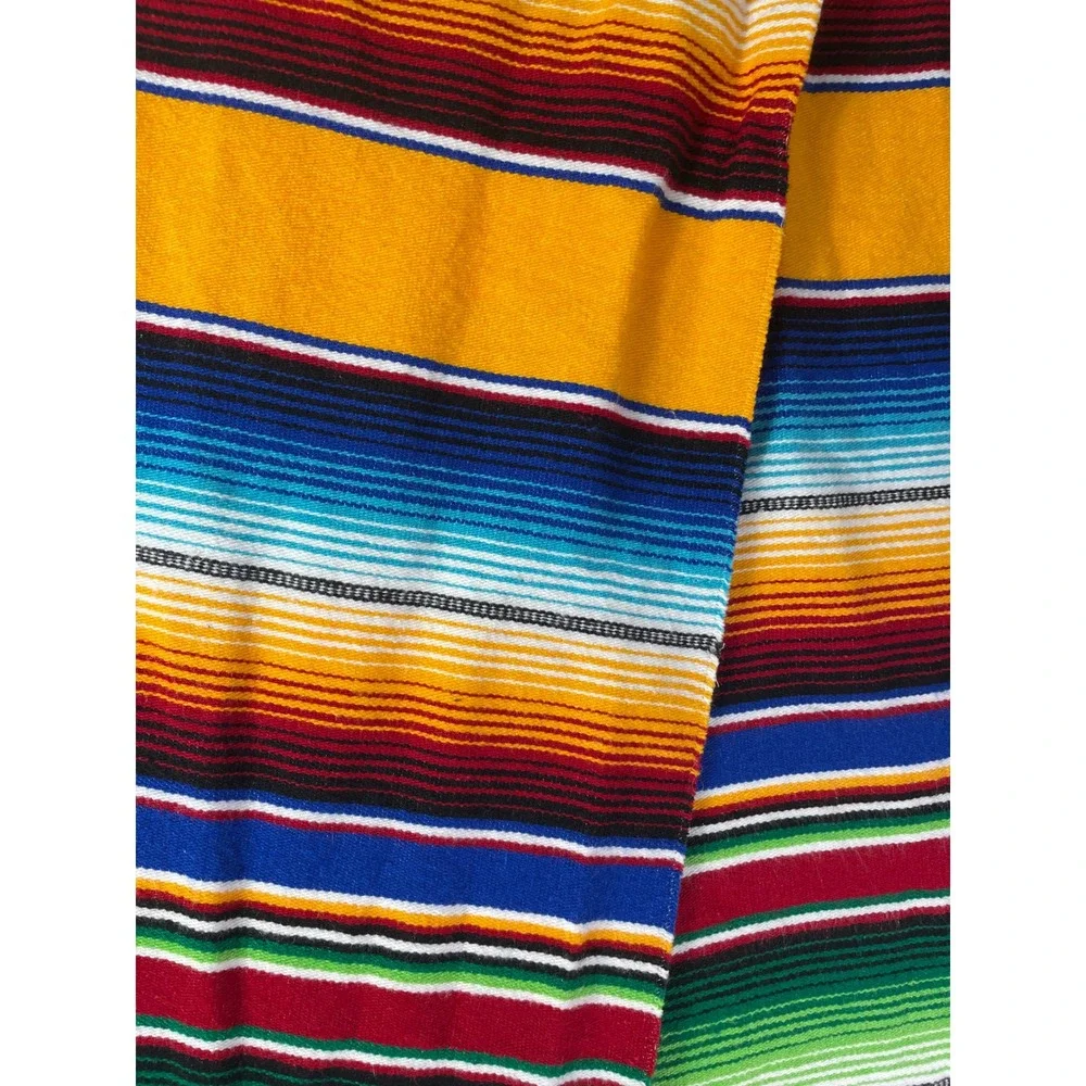 EMISA Mexican Serape Table Runner Multicolor Woven Decor‎ Textile 82x13.5 Mexico